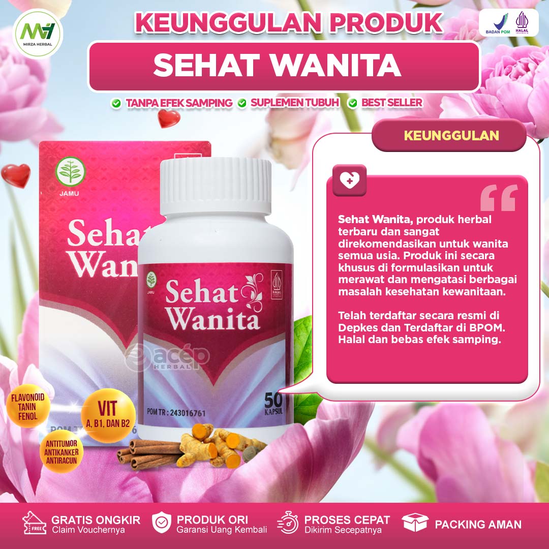 Kapsul Sehat Wanita Asli 100% Original Berlegalitas Aman Sudah BPOM dan Halal MUI 2