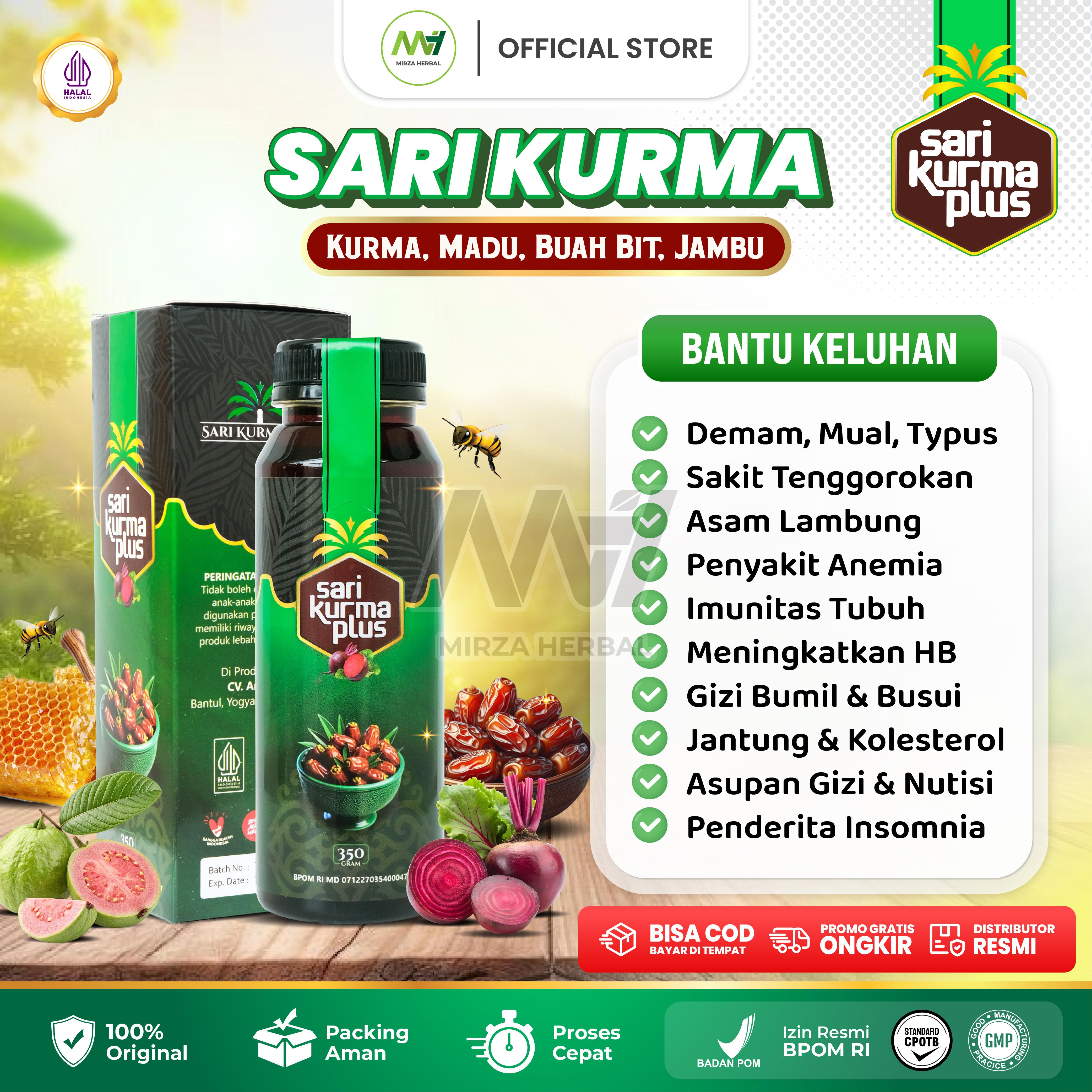 sari kurma plus BPOM HALAL 6