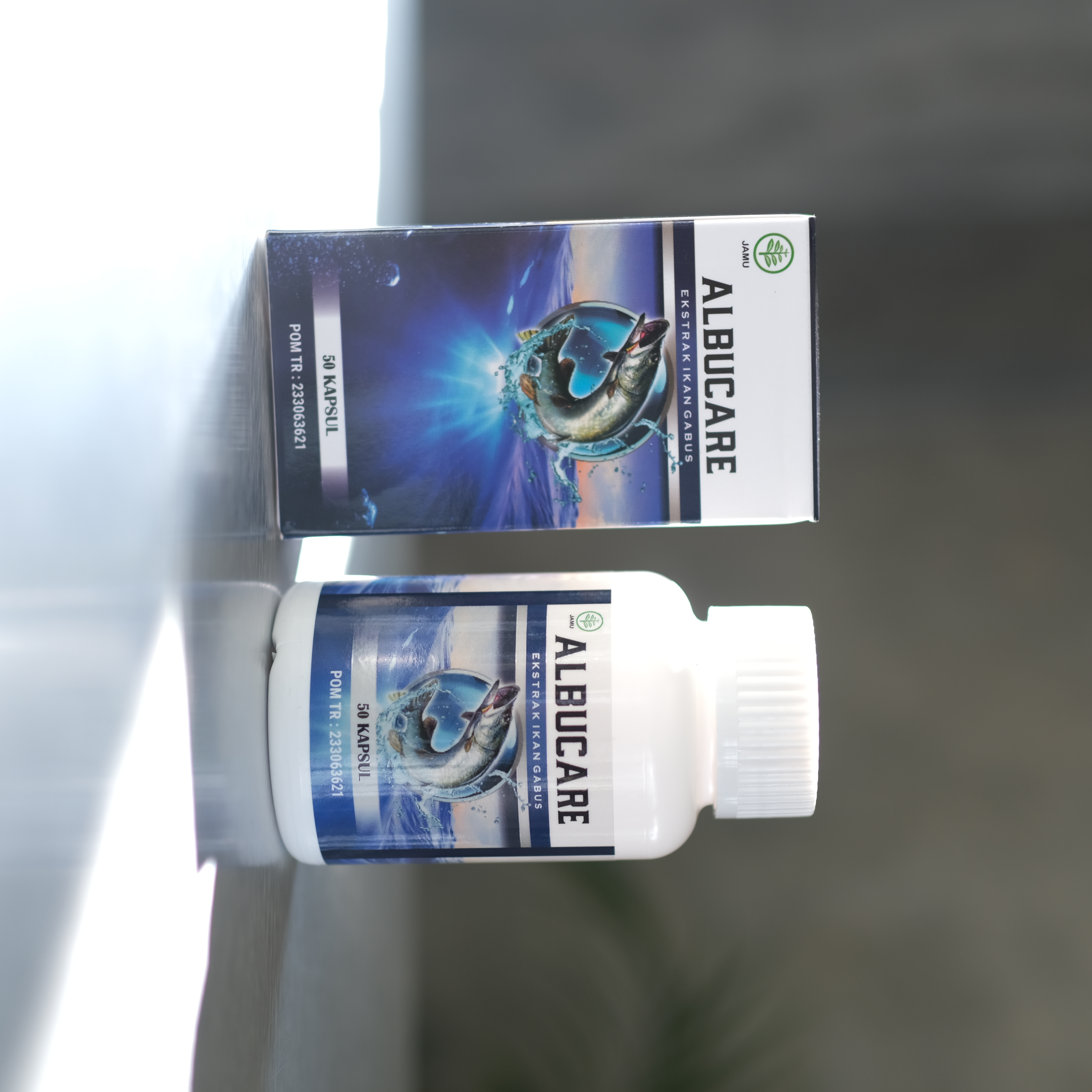 Albucare Ekstrak Ikan Gabus Asli 100% Original Aman Sudah Halal MUI dan BPOM Isi 50 Kapsul 4
